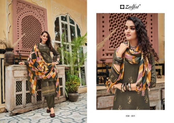 Zulfat Nusrat Pure Wool Pashmina Designer Exclusive Dress Material Collection